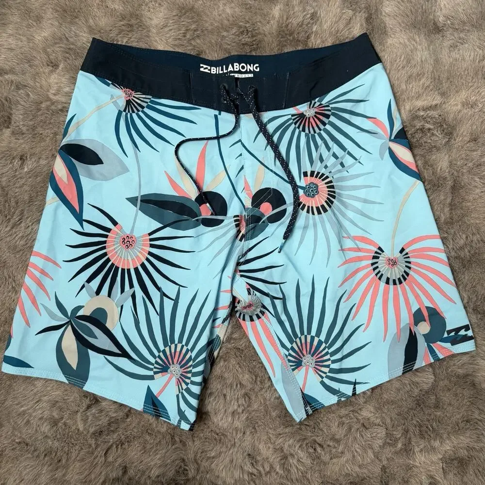 Billabong Sundays Airlite Trunks Mens Sky Blue Size 32